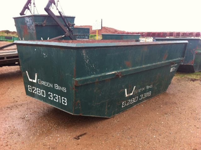 Green Skip Bins Adelaide rubbish removal work in Burton