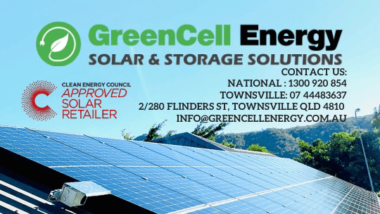 Greencell Energy solar panels and batteries installer Townsville solar panel installation work in Townsville City