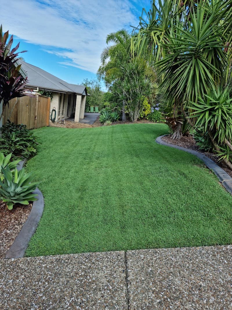Greener Days Lawn and Garden Care landscaping work in Redland Bay