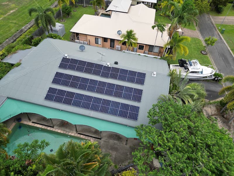 Greenfield Energy solar panel installation work in Cairns North