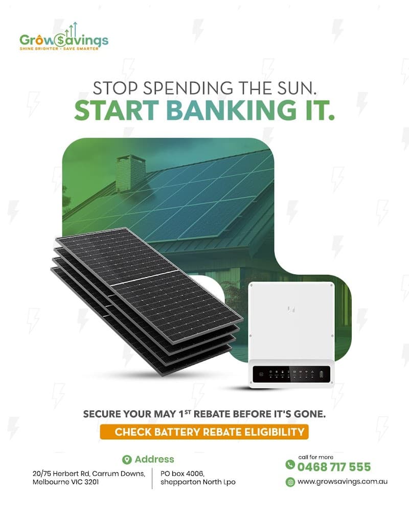 Grow Savings - Solar Installer Melbourne solar panel installation work in Carrum Downs