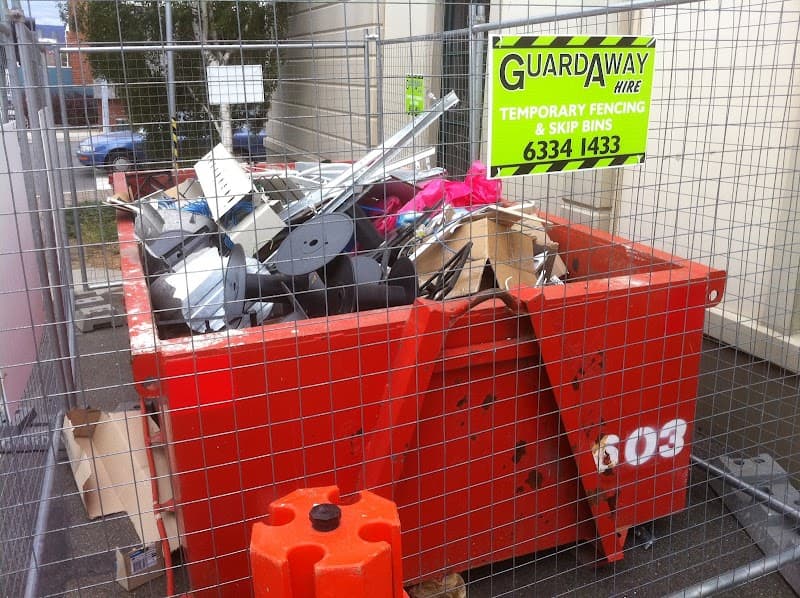 GuardAway Skip Bins rubbish removal work in St Leonards