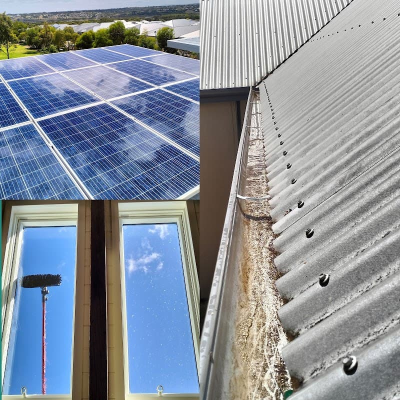 GUTTER GLASS & SOLAR gutter cleaning work in Adelaide