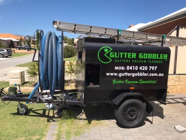 Gutter Gobbler gutter cleaning work in Clarkson
