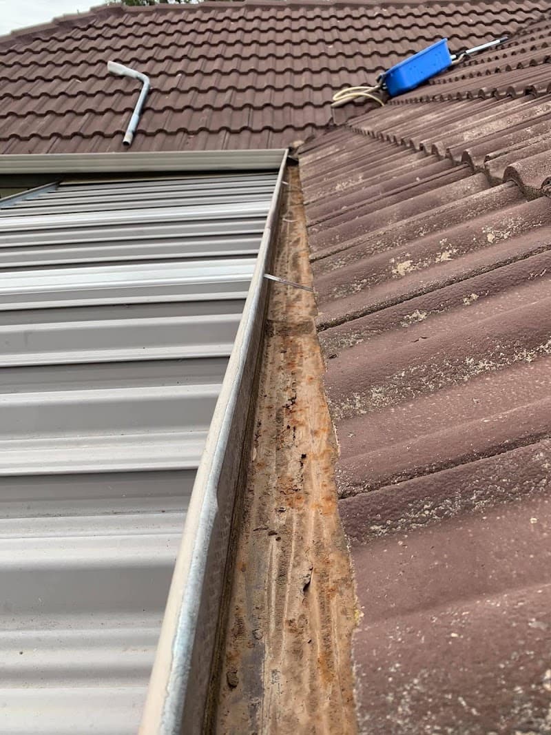 Gutter Goblins Pty Ltd gutter cleaning work in Warners Bay