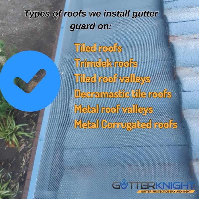 Gutter Knight Adelaide Metro gutter cleaning work in Woodforde