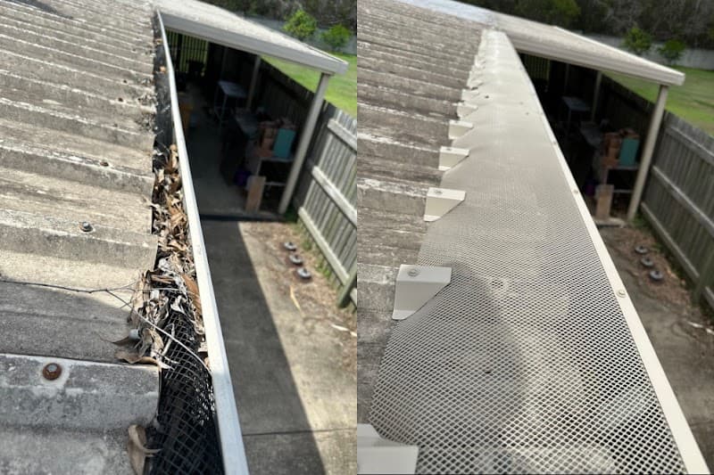 Gutter Knight Adelaide Metro gutter cleaning work in Woodforde