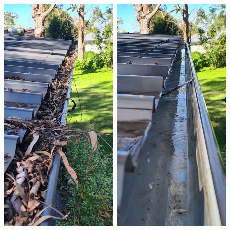 Gutter Mates gutter cleaning work in Werrington Downs