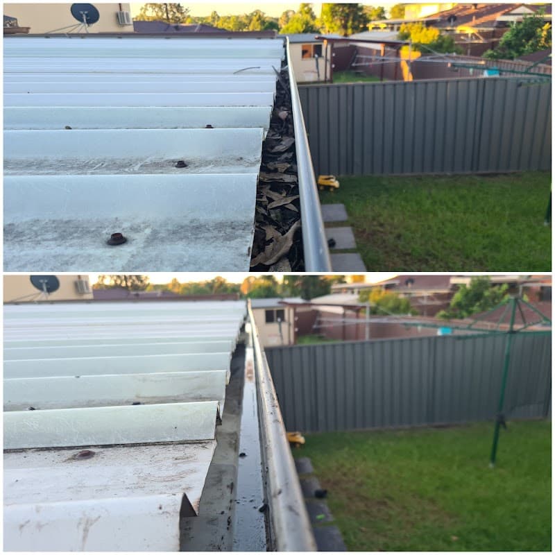 Gutter Mates gutter cleaning work in Werrington Downs