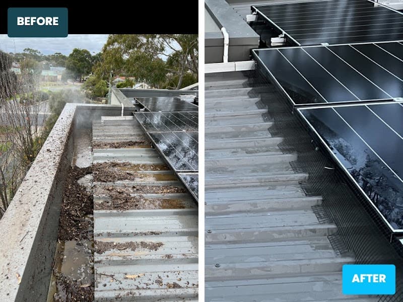 Gutters Uncluttered gutter cleaning work in Capel Sound