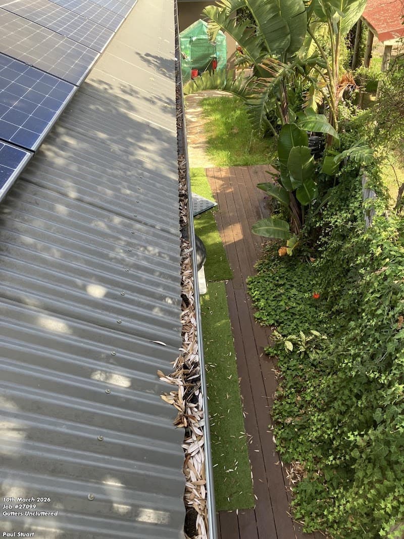 Gutters Uncluttered gutter cleaning work in Capel Sound