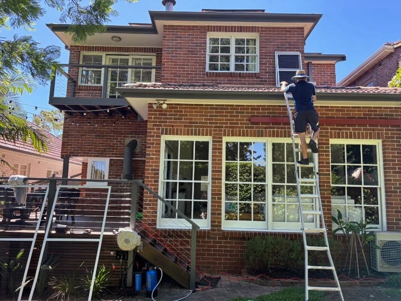 H2O Exterior Cleaning gutter cleaning work in Dee Why