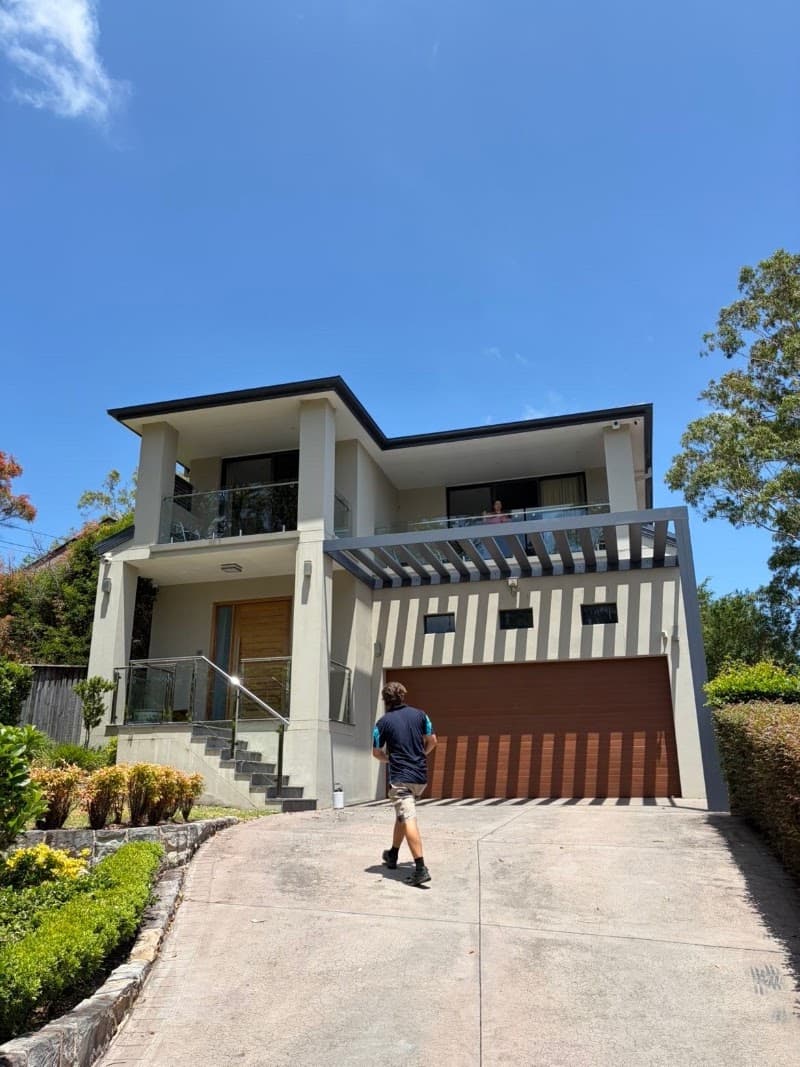 H2O Exterior Cleaning gutter cleaning work in Dee Why