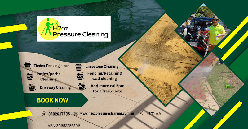 H2oz Pressure Cleaning pressure washing work in Banksia Grove