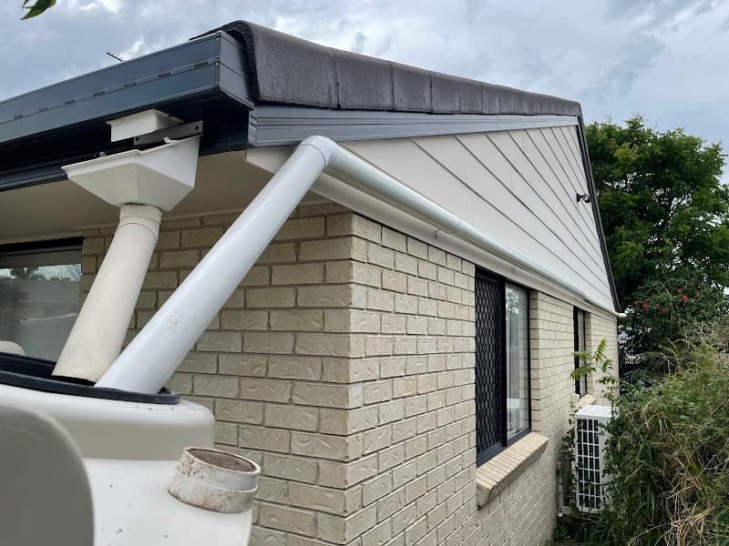 Hales Plumbing & Roofing Rockhampton gutter cleaning work in The Range