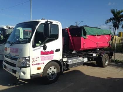 Handi Skips rubbish removal work in Bohle