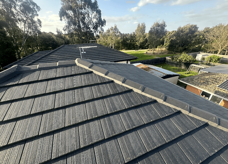 Hannan Roofing & Guttering gutter cleaning work in Frankston