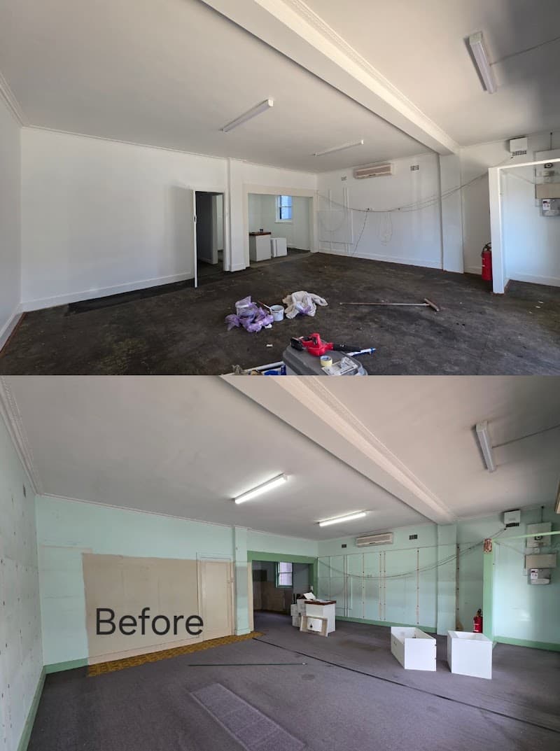 Happy Newcastle painting painter work in North Lambton