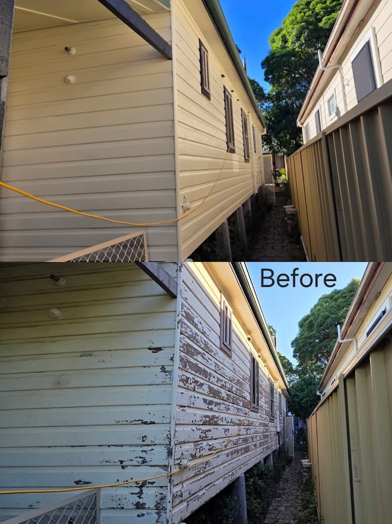 Happy Newcastle painting painter work in North Lambton