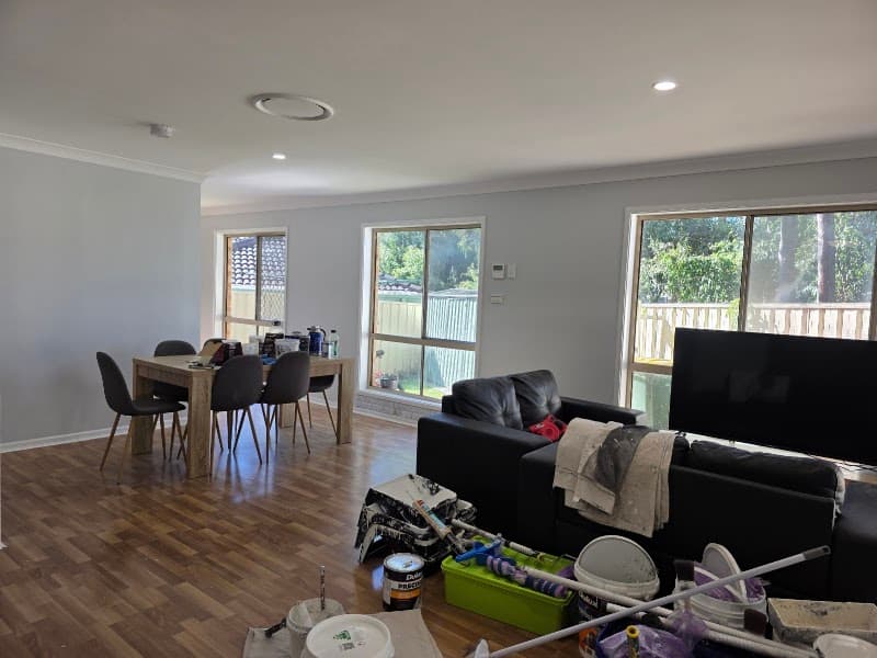Happy Newcastle painting painter work in North Lambton