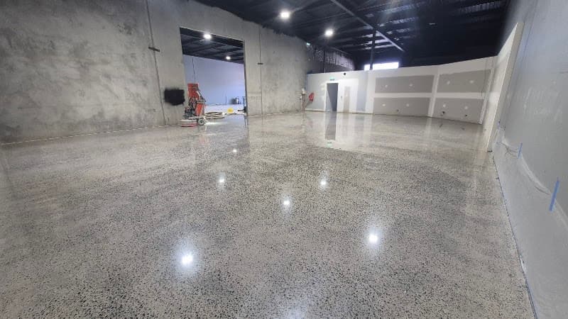 Haynes Polished Concrete concreting work in Delacombe