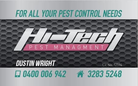 Hi-Tech Pest Management pest control work in Clontarf