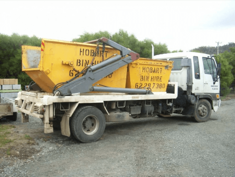 Hobart Bin Hire rubbish removal work in Acton Park
