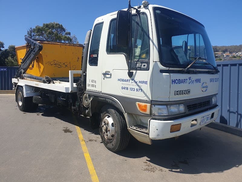 Hobart Bin Hire rubbish removal work in Acton Park