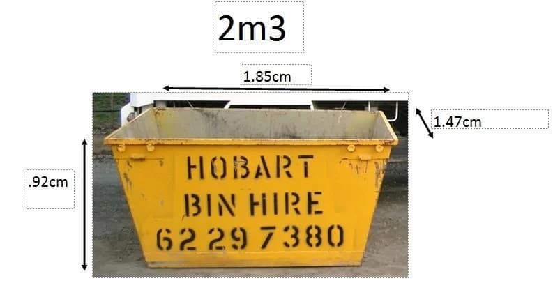 Hobart Bin Hire rubbish removal work in Acton Park