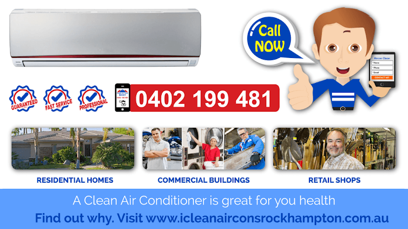 iClean Air Cons Rockhampton air conditioning work in Emu Park