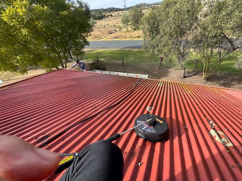 iLovah Cleaning Services pressure washing work in North Toowoomba