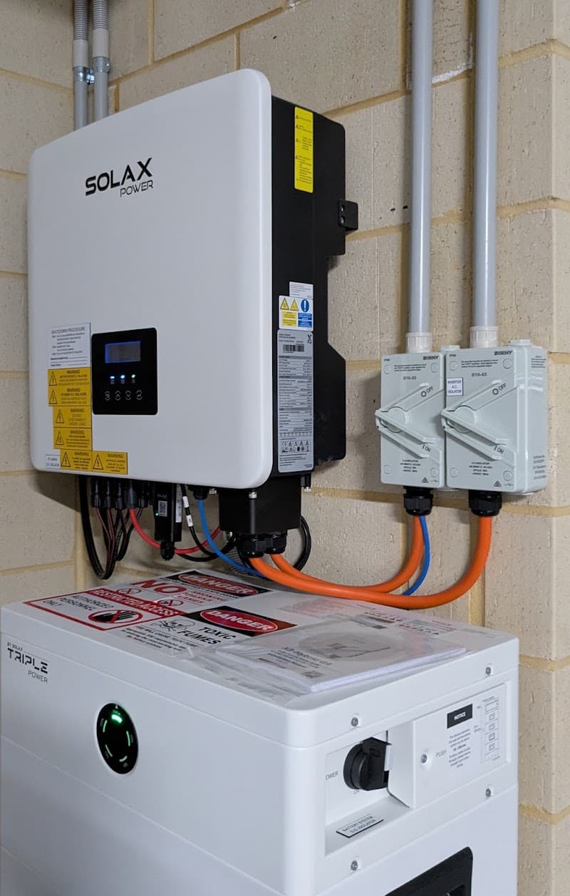 Induced Electrical Pty Ltd solar panel installation work in Rockingham