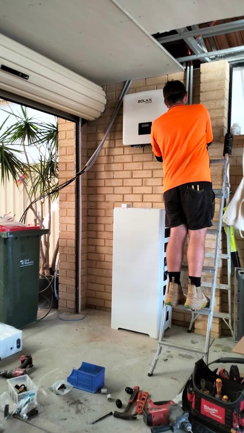 Induced Electrical Pty Ltd solar panel installation work in Rockingham