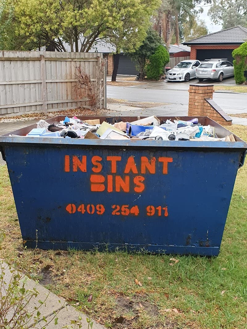 Instant Bin Hire rubbish removal work in Frankston