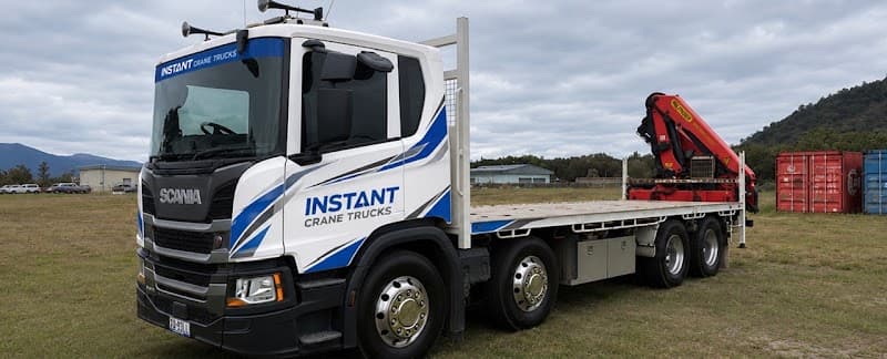 Instant Crane Trucks removalist work in Aeroglen