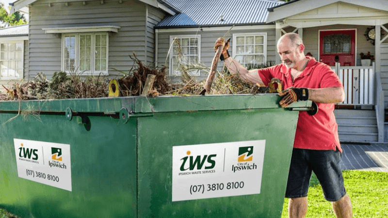 Ipswich Skip Hire rubbish removal work in Ipswich