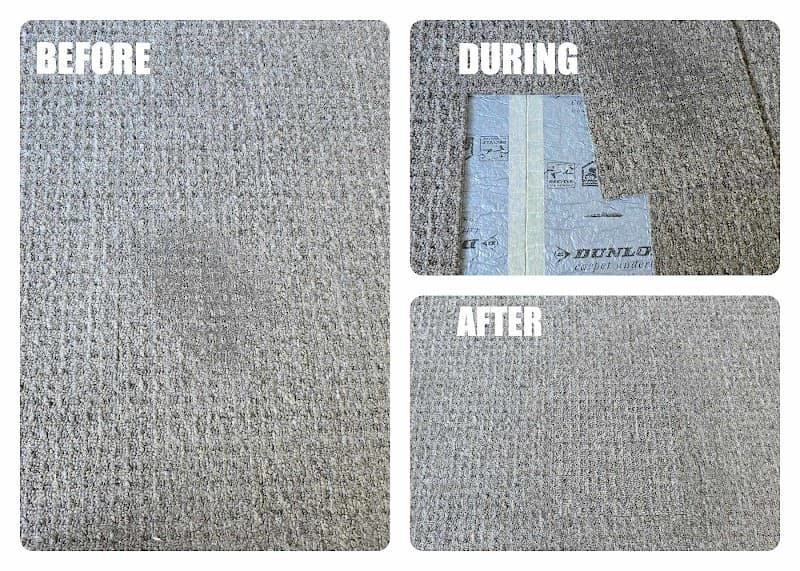 Ipswich Steam Clean carpet cleaning work in Ripley
