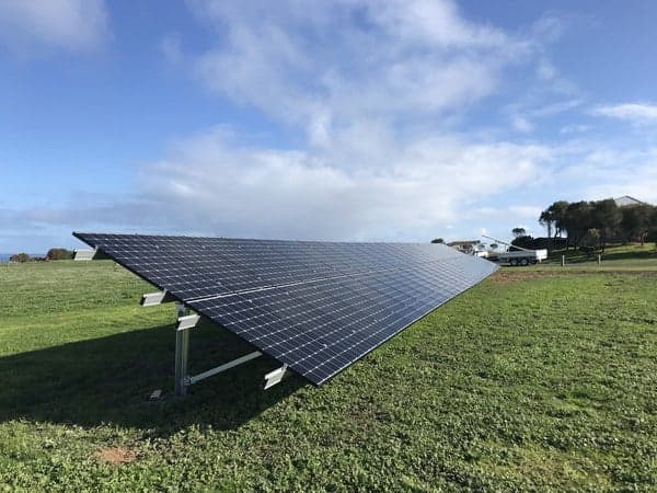 Island Energy solar panel installation work in Seaford