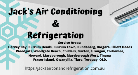 Jack's Air Conditioning & Refrigeration air conditioning work in Burrum Heads