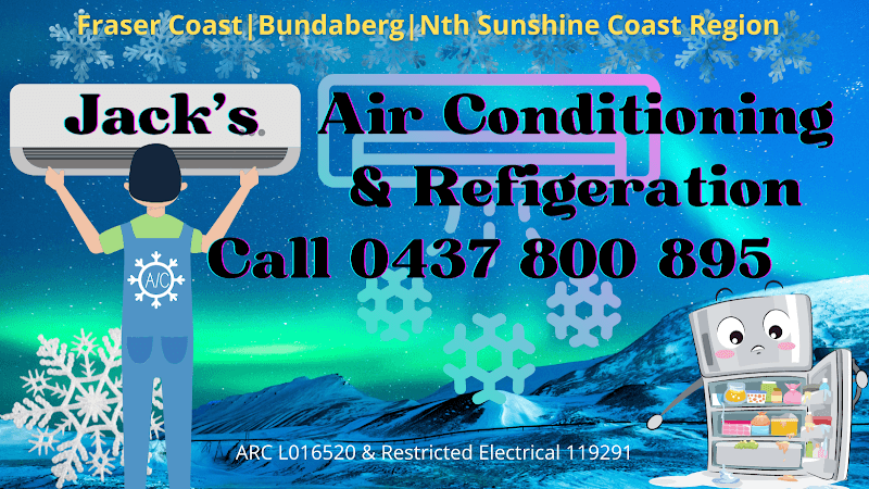 Jack's Air Conditioning & Refrigeration air conditioning work in Burrum Heads