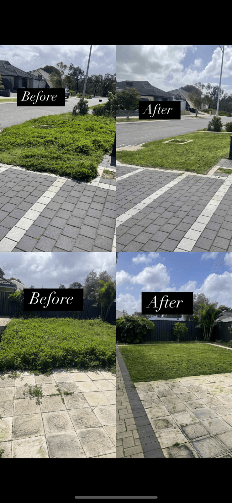 James The Lawnmower Man lawn care work in Banksia Grove