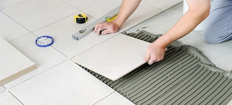 Jeff Tiling bathroom renovation work in Heathridge
