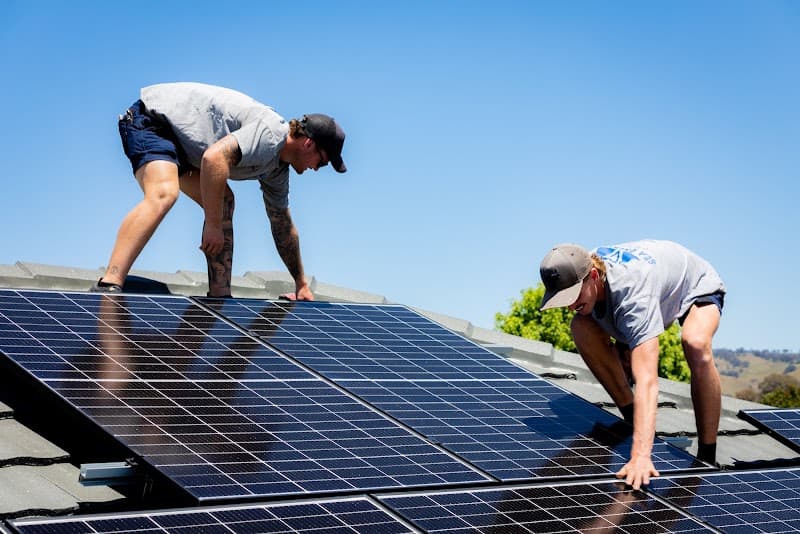 Jekka Solar Solutions solar panel installation work in Wodonga