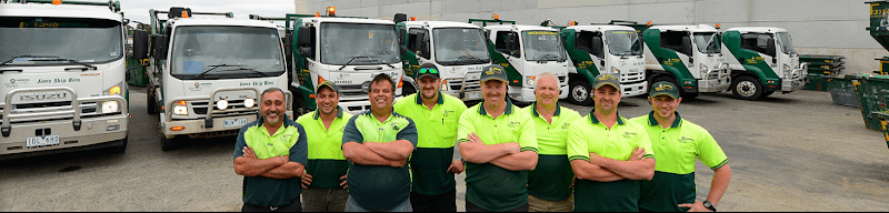 Jim's Skip Bins rubbish removal work in Dandenong South