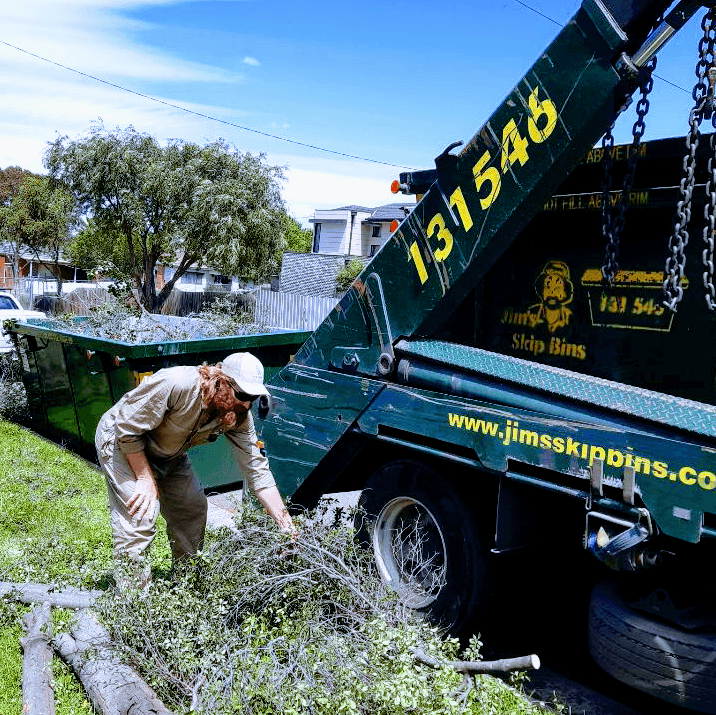 Jim's Skip Bins rubbish removal work in Dandenong South