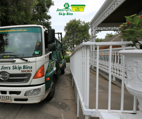 Jim's Skip Bins (Toowoomba) rubbish removal work in Harlaxton