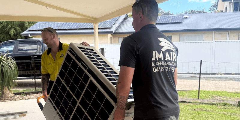 JM Air and Refrigeration Hervey Bay air conditioning work in Dundowran