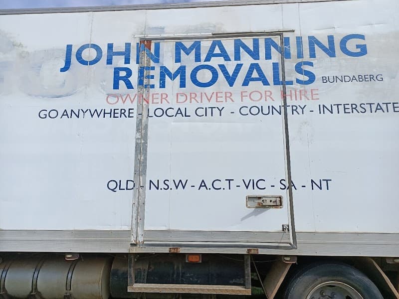 John Manning Removals removalist work in Bundaberg East