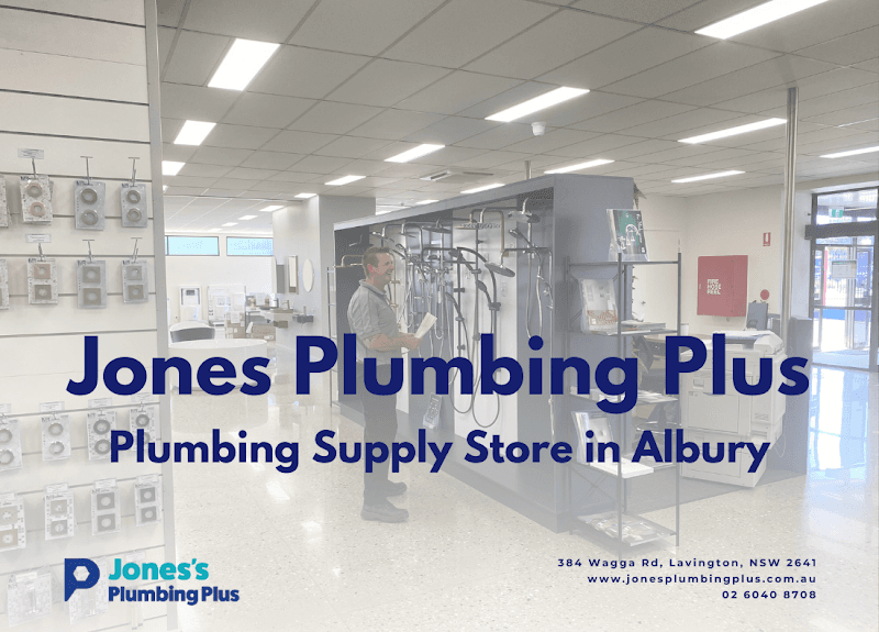 Jones Plumbing Plus Albury plumber work in Lavington