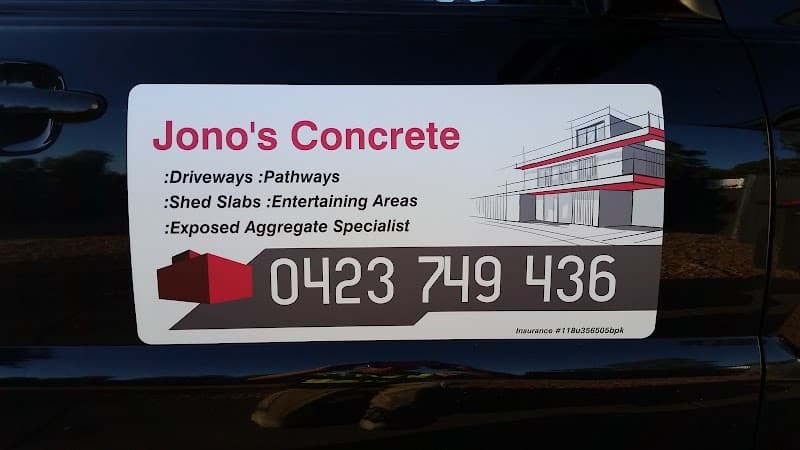 Jono's Concrete concreting work in Huntly